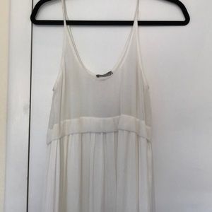 Zara long white dress